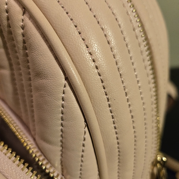 Michael Kors Cream Quilted Backpack - Picture 10 of 10